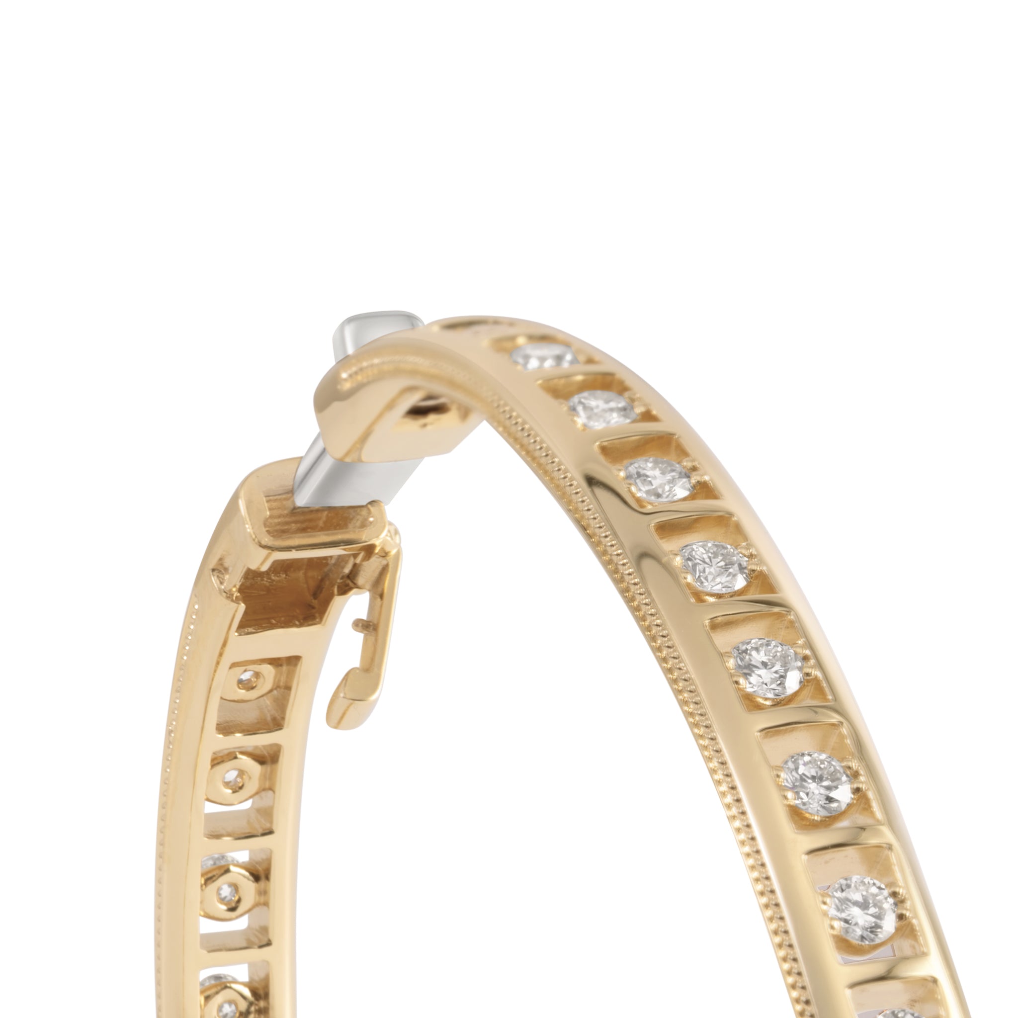 Diamond tennis bracelet |18K Gold