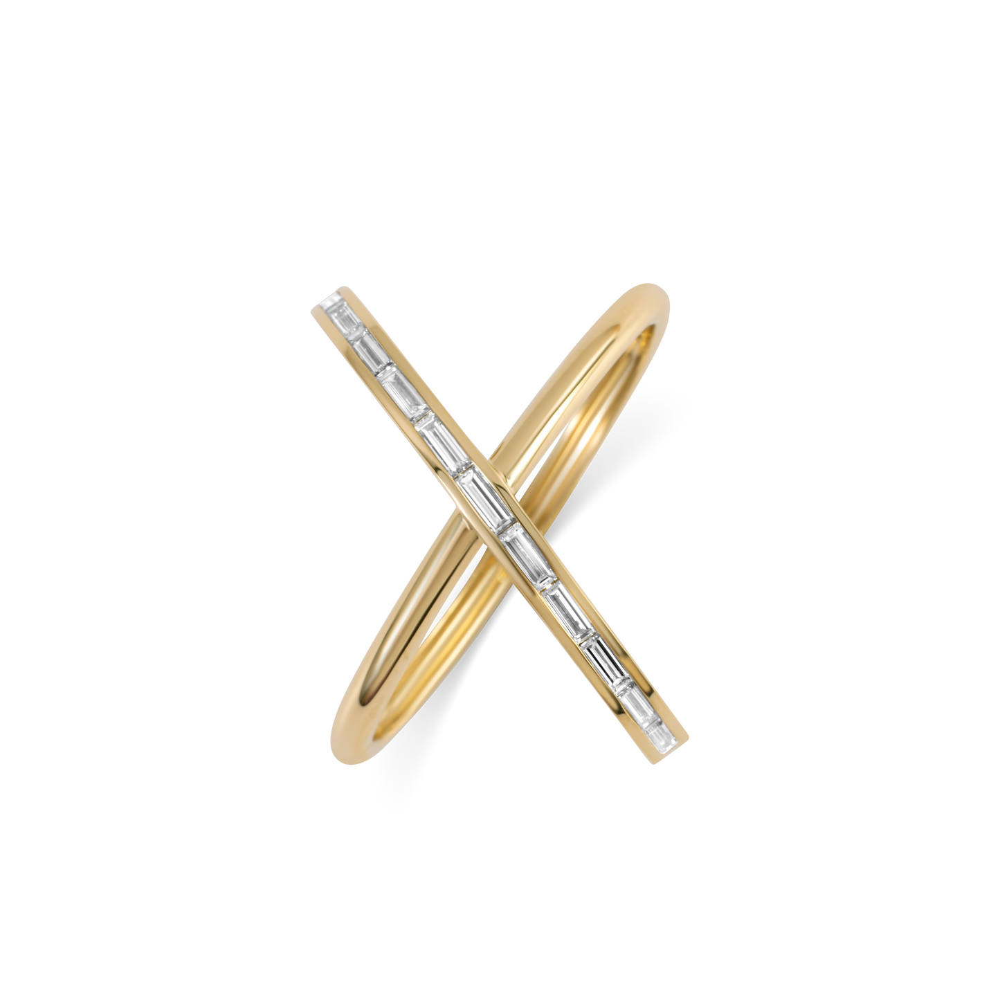 Orbitral diamond ring | 18K Gold