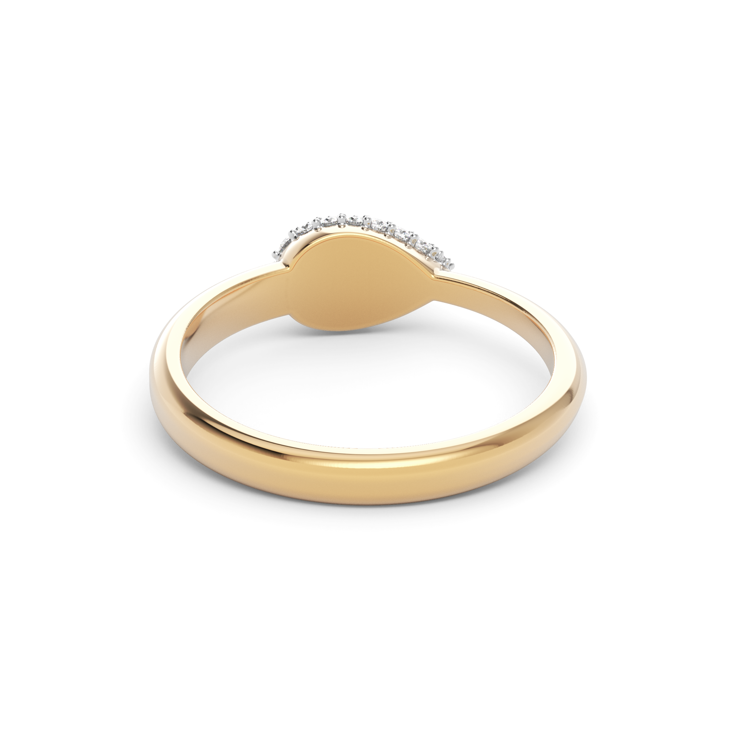 Diamond Serpent Ring | 14K Gold and Platinum