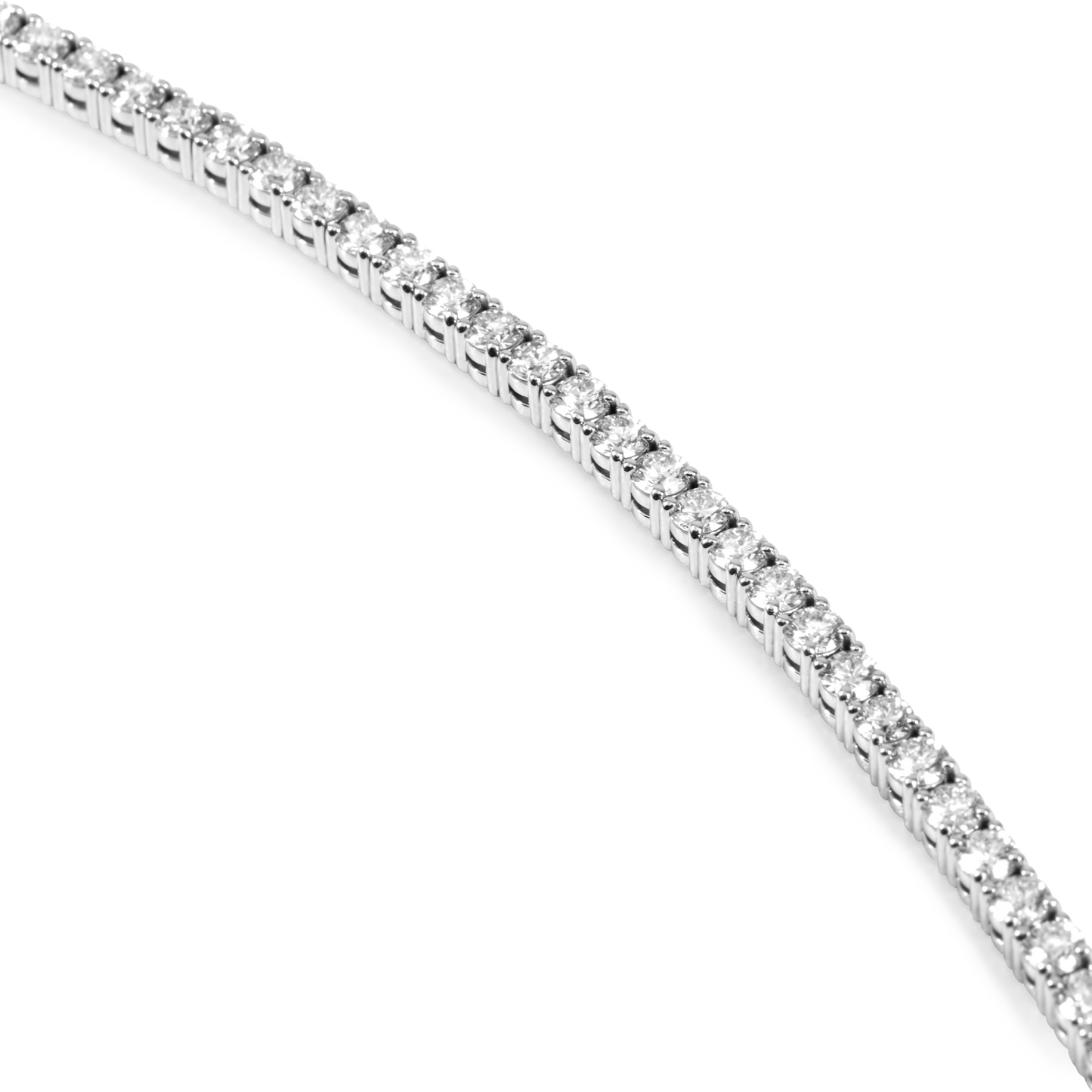 Diamond Prong Bracelet | 14K Gold