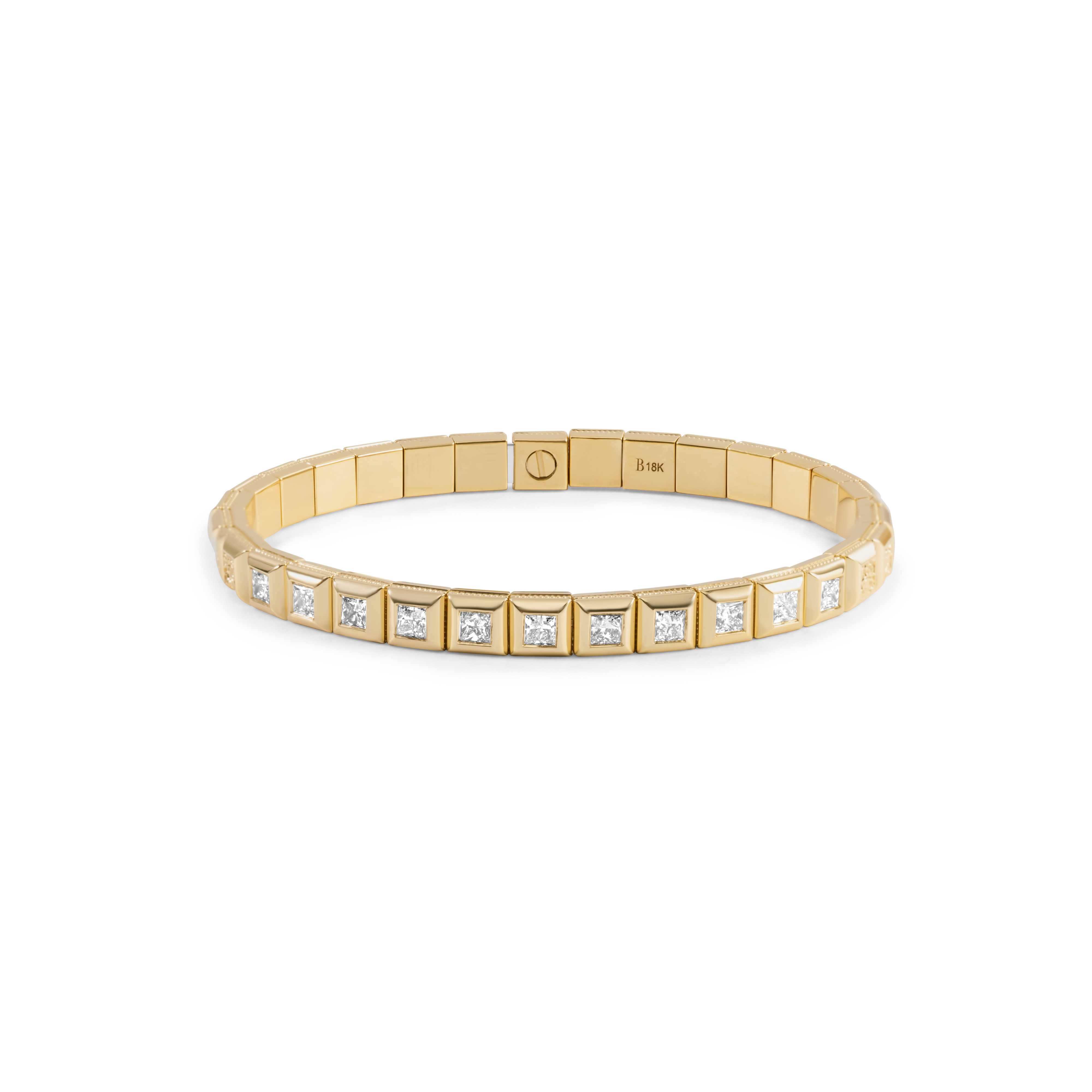Modular gemstone bracelet 18K Gold