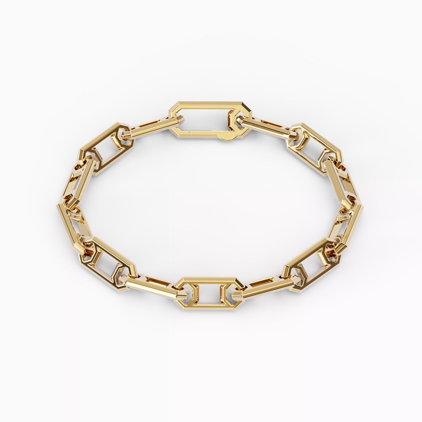 Link Bracelet in 18 Karat Gold