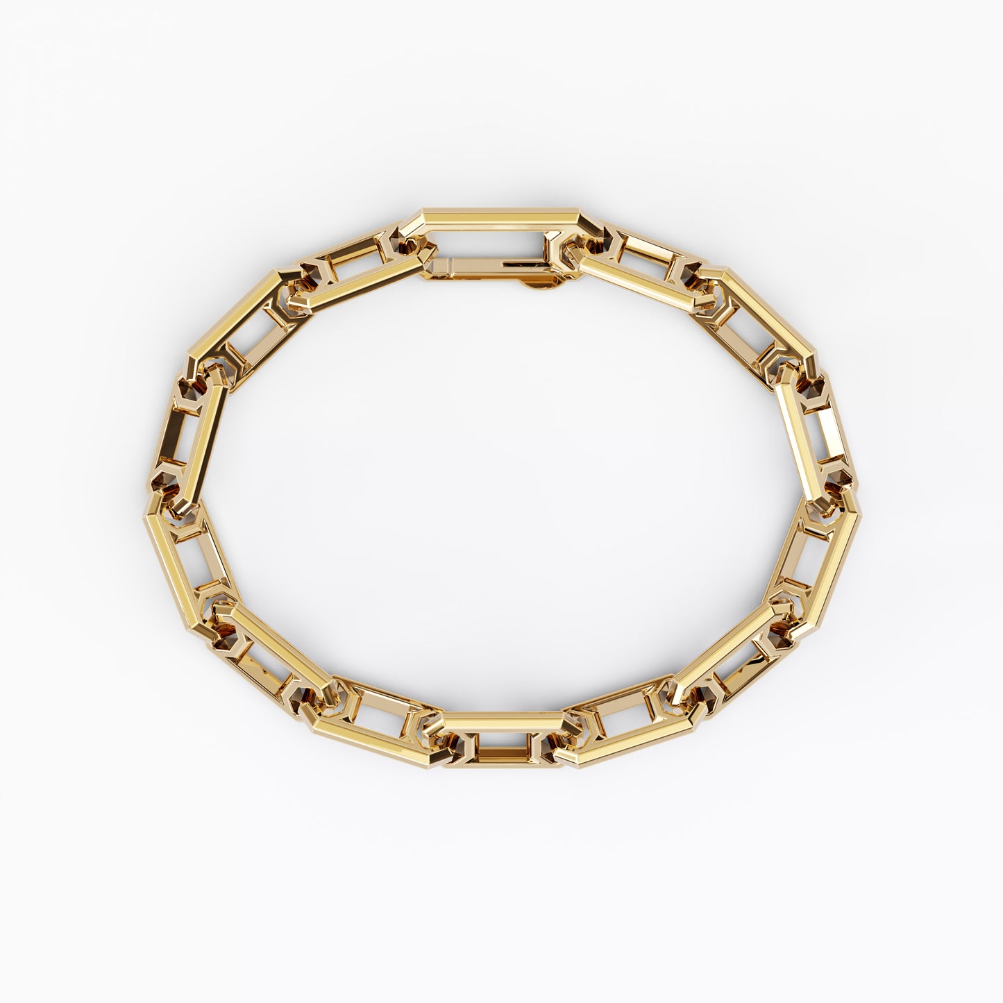 Link Bracelet in 18 Karat Gold