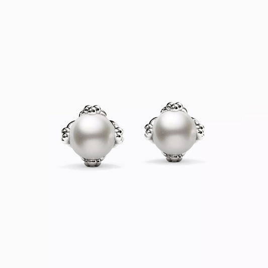 Pearl Stud Earrings in 14K Gold