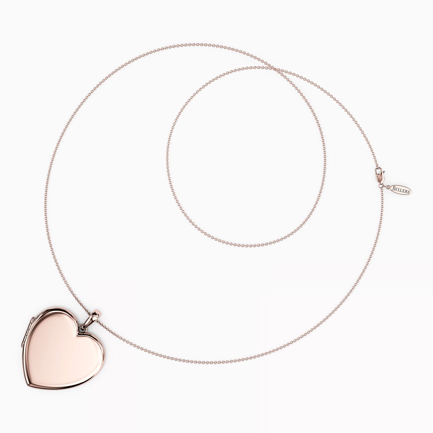 Heart locket Pendant Necklace In 14K