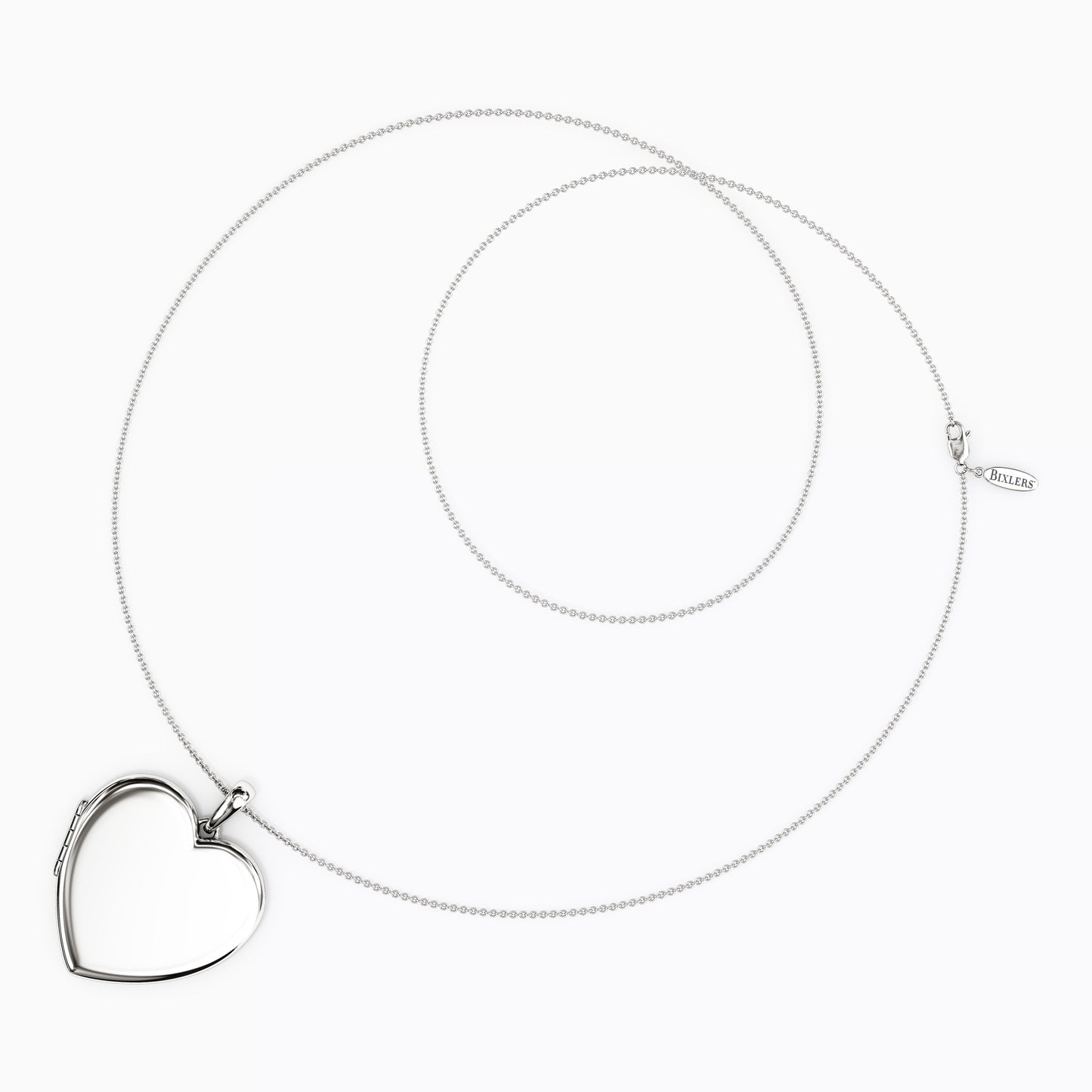 Heart locket Pendant Necklace In 14K