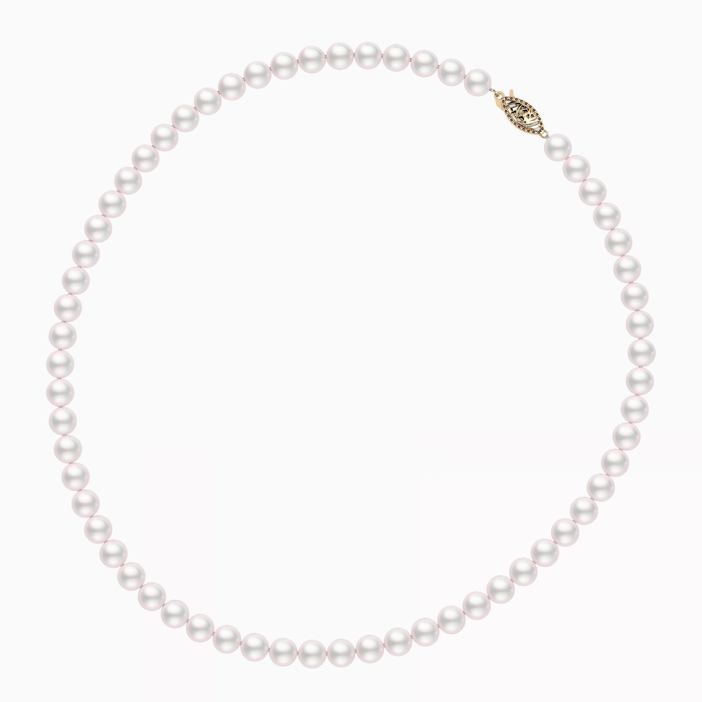 Freshwater Cultured Pearl Necklace | 14K Gold