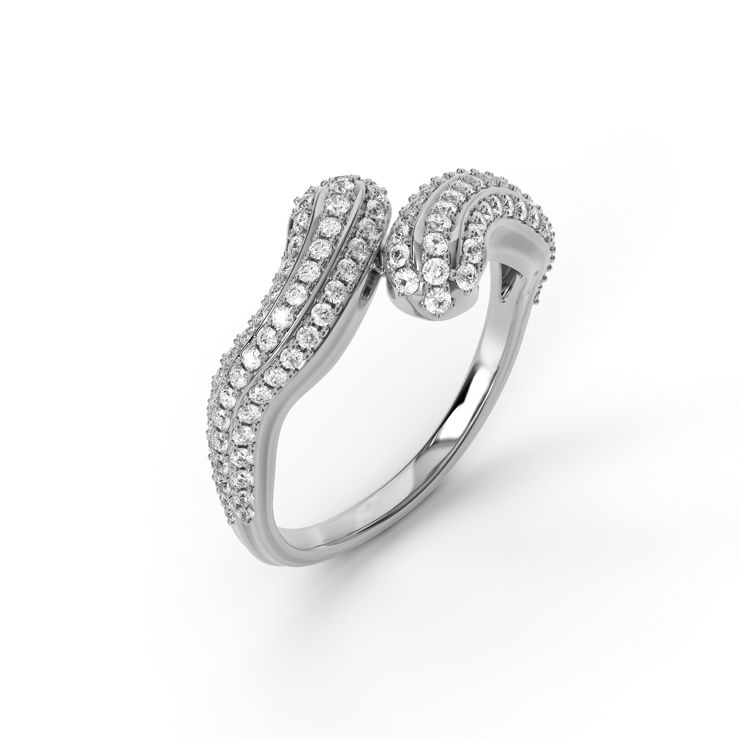 Bague diamant imposante | Platine
