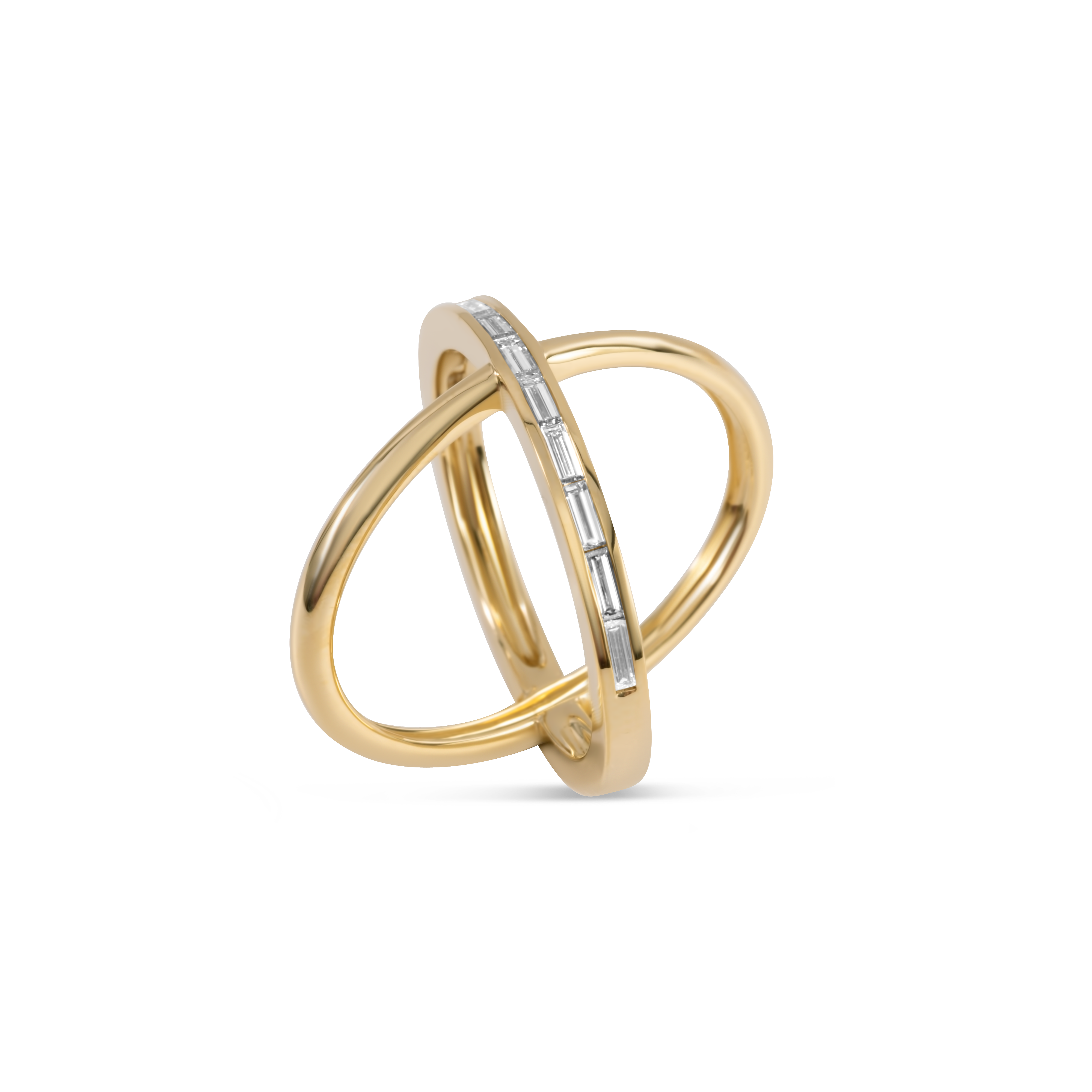 Orbitral diamond ring | 18K Gold