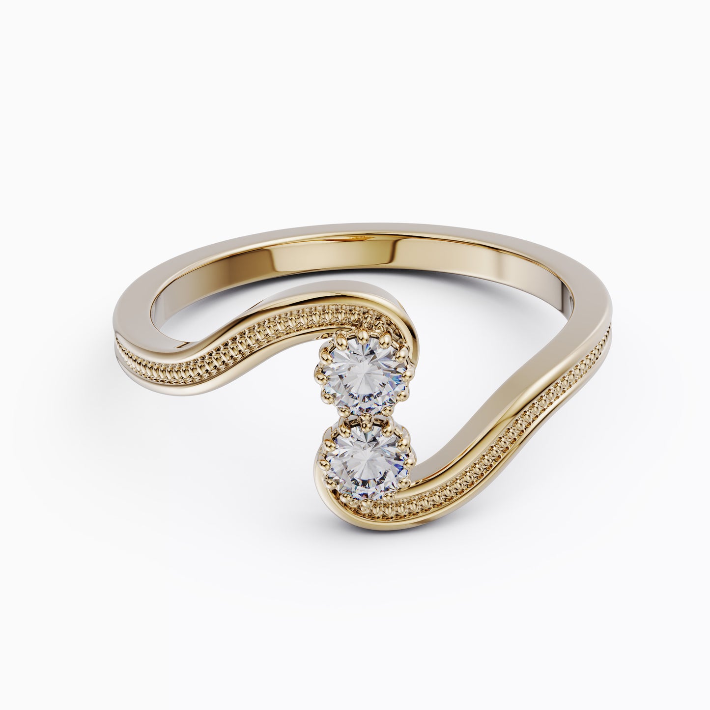 Mother's Day Diamond Ring in 14K Gold