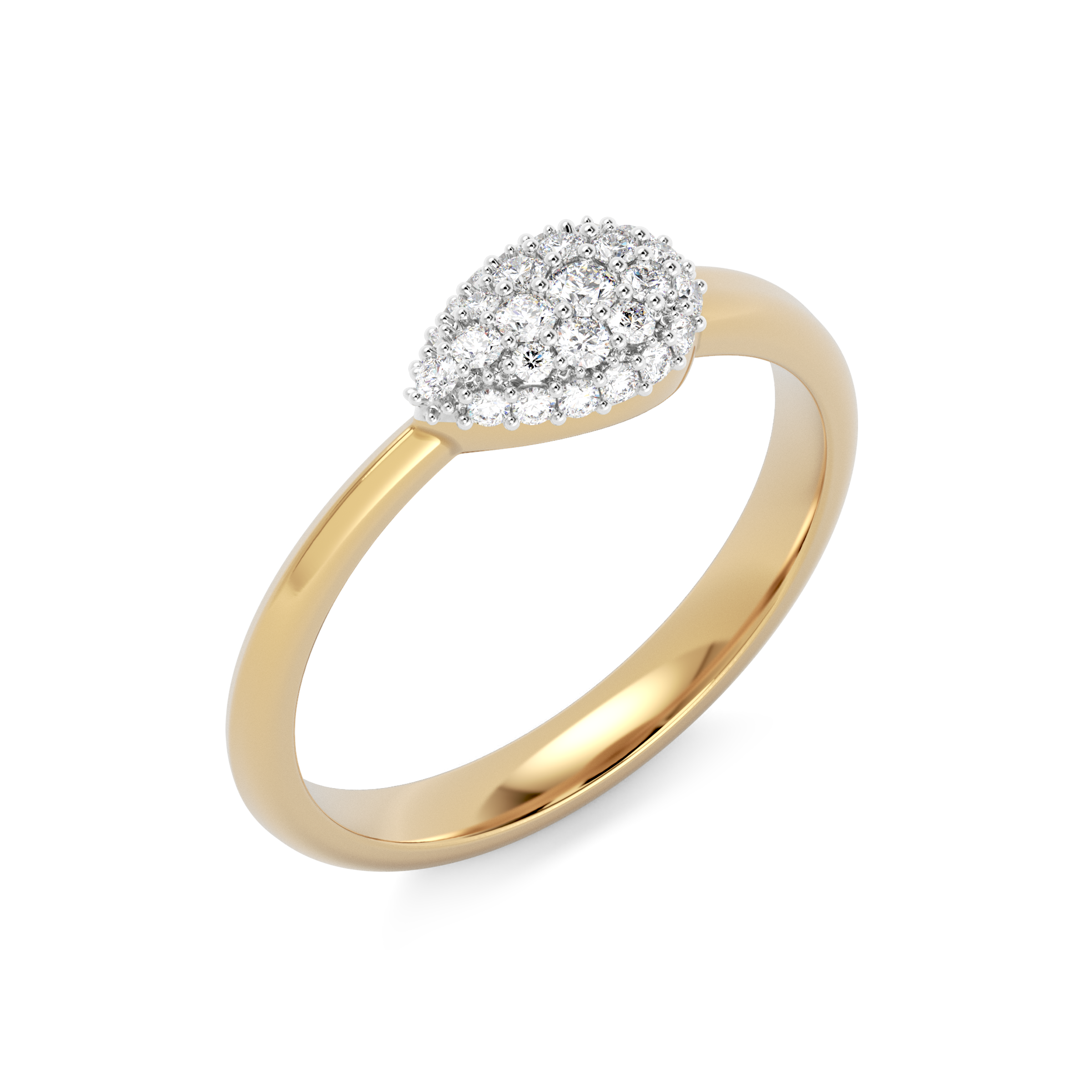 Diamond Serpent Ring | 14K Gold and Platinum