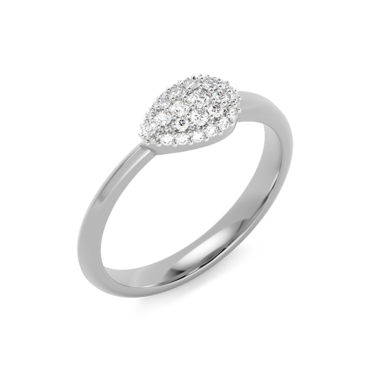 Diamond Serpent Ring | 14K Gold and Platinum