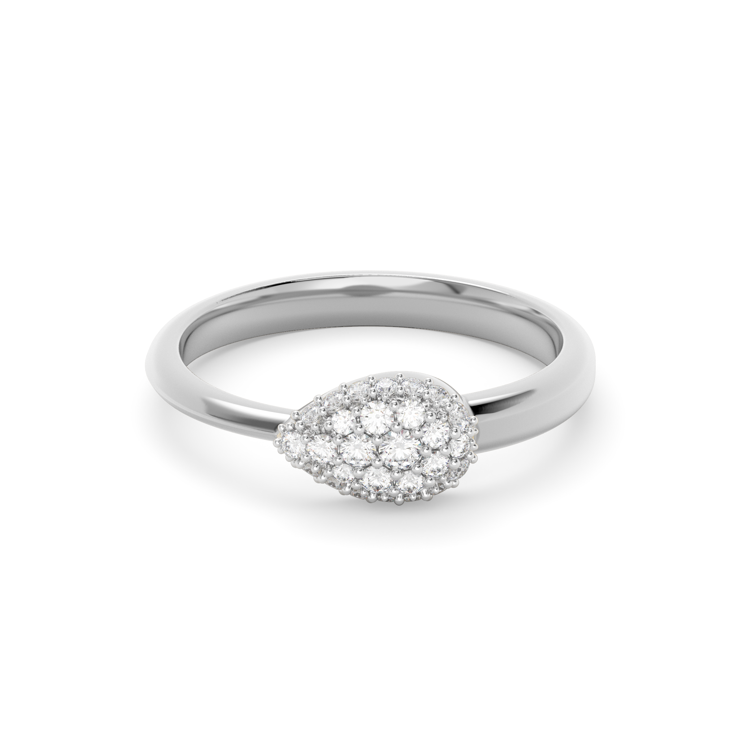 Diamond Serpent Ring | 14K Gold and Platinum
