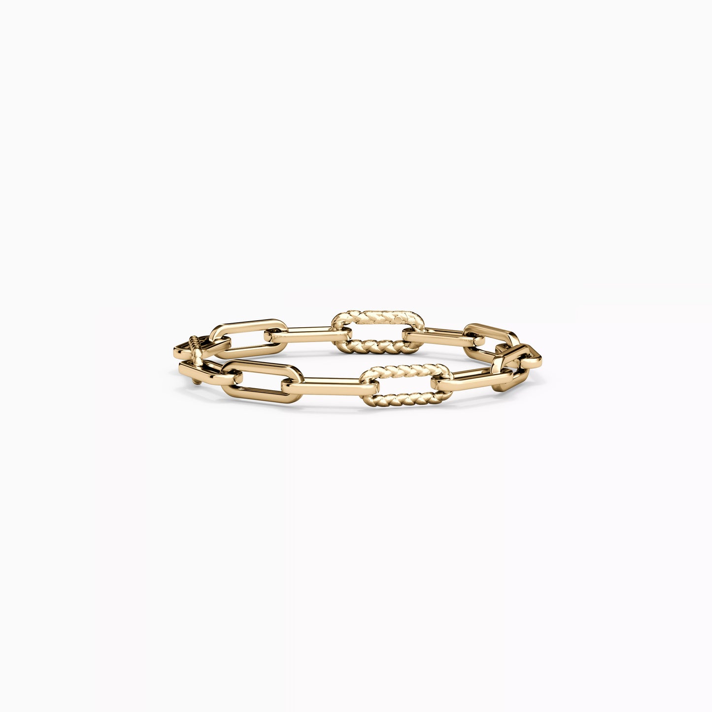 Paperclip Bracelet in 14K Gold