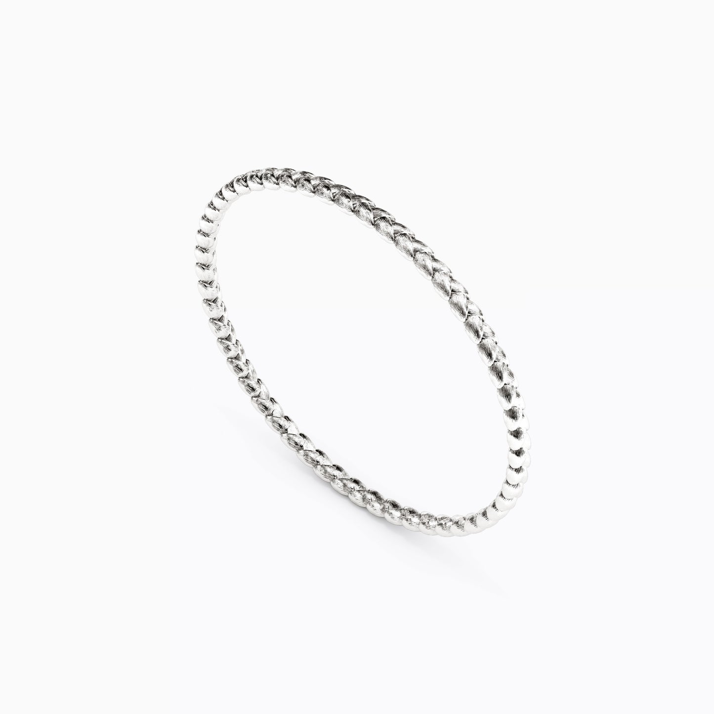 Wheat Bangle Bracelet in 14K Gold