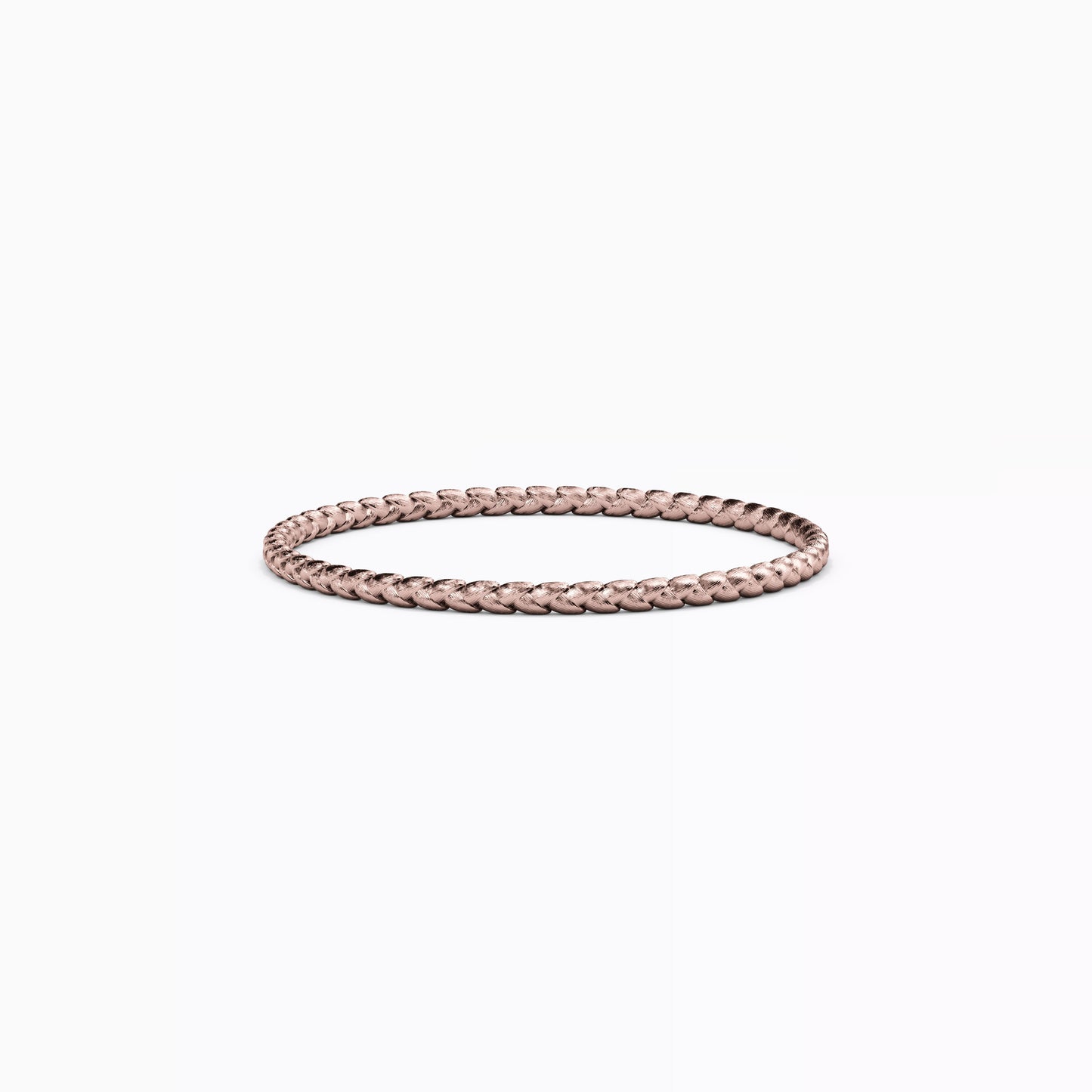 Wheat Bangle Bracelet in 14K Gold