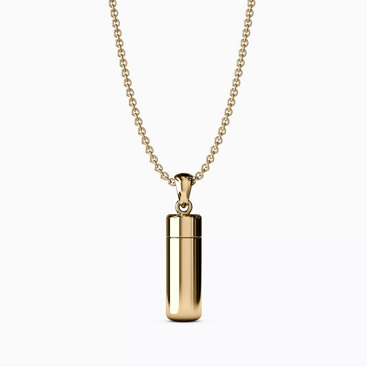 Urn Pendant in 14K Gold