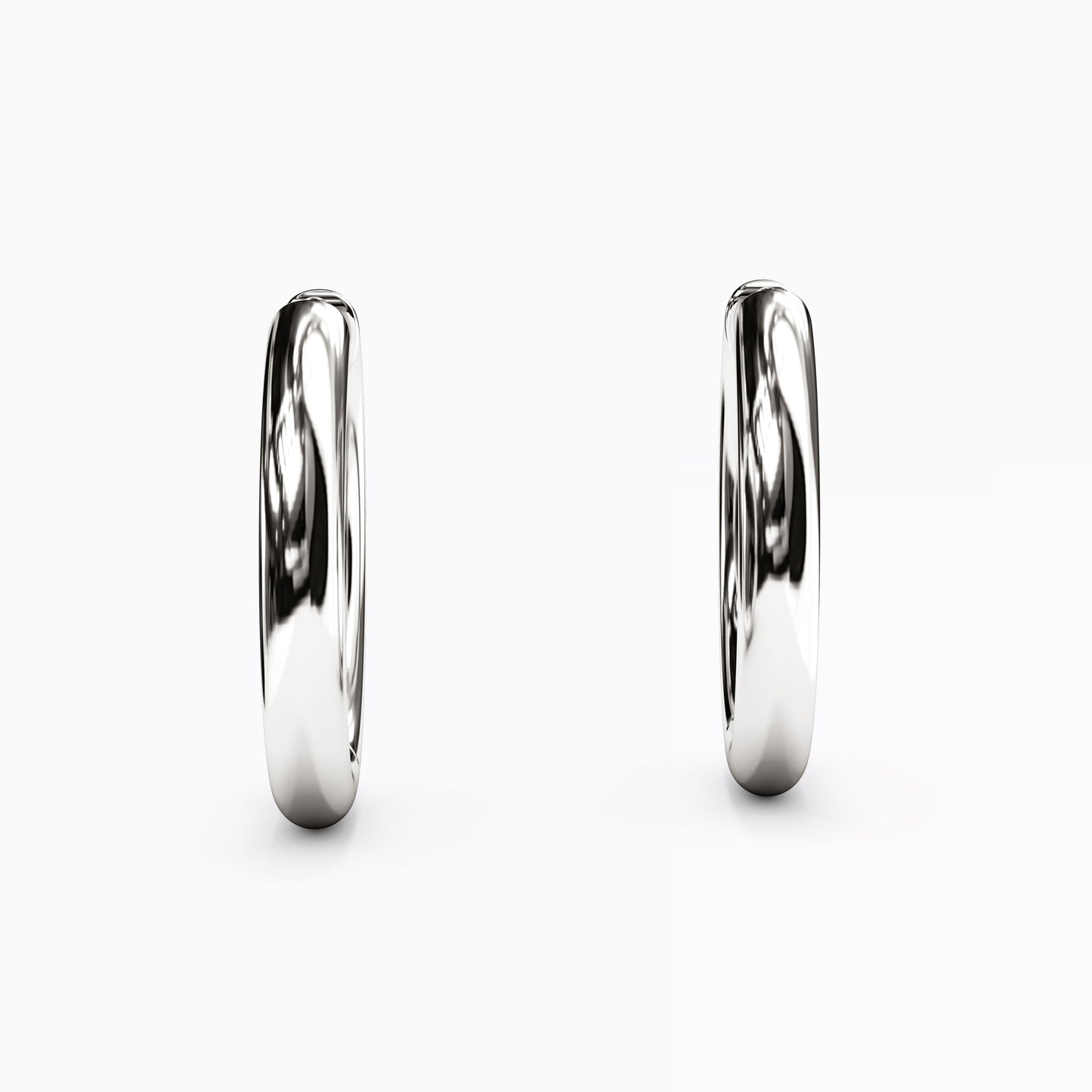 Men's Hoop Earrings in 14K Gold
