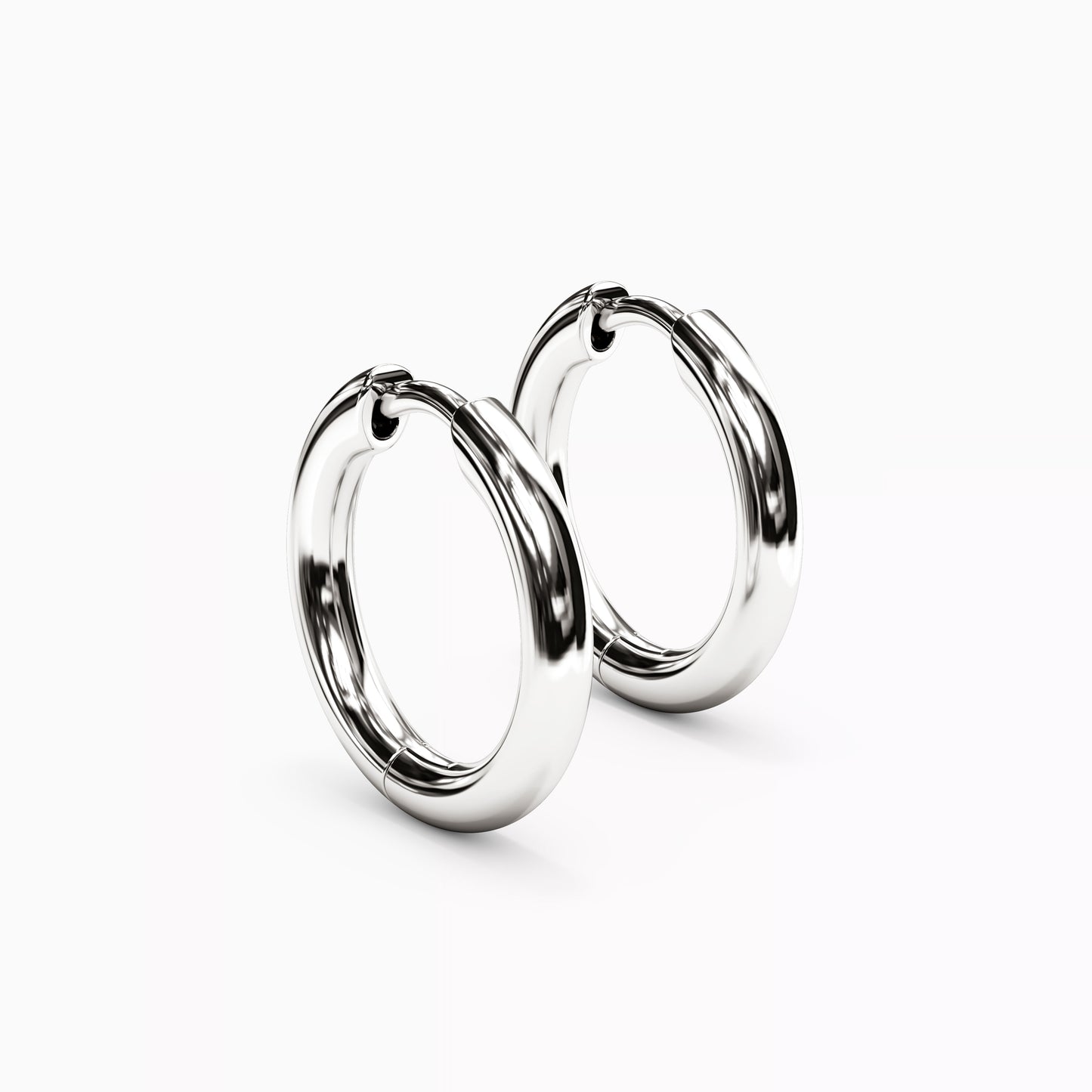 Men's Hoop Earrings in 14K Gold