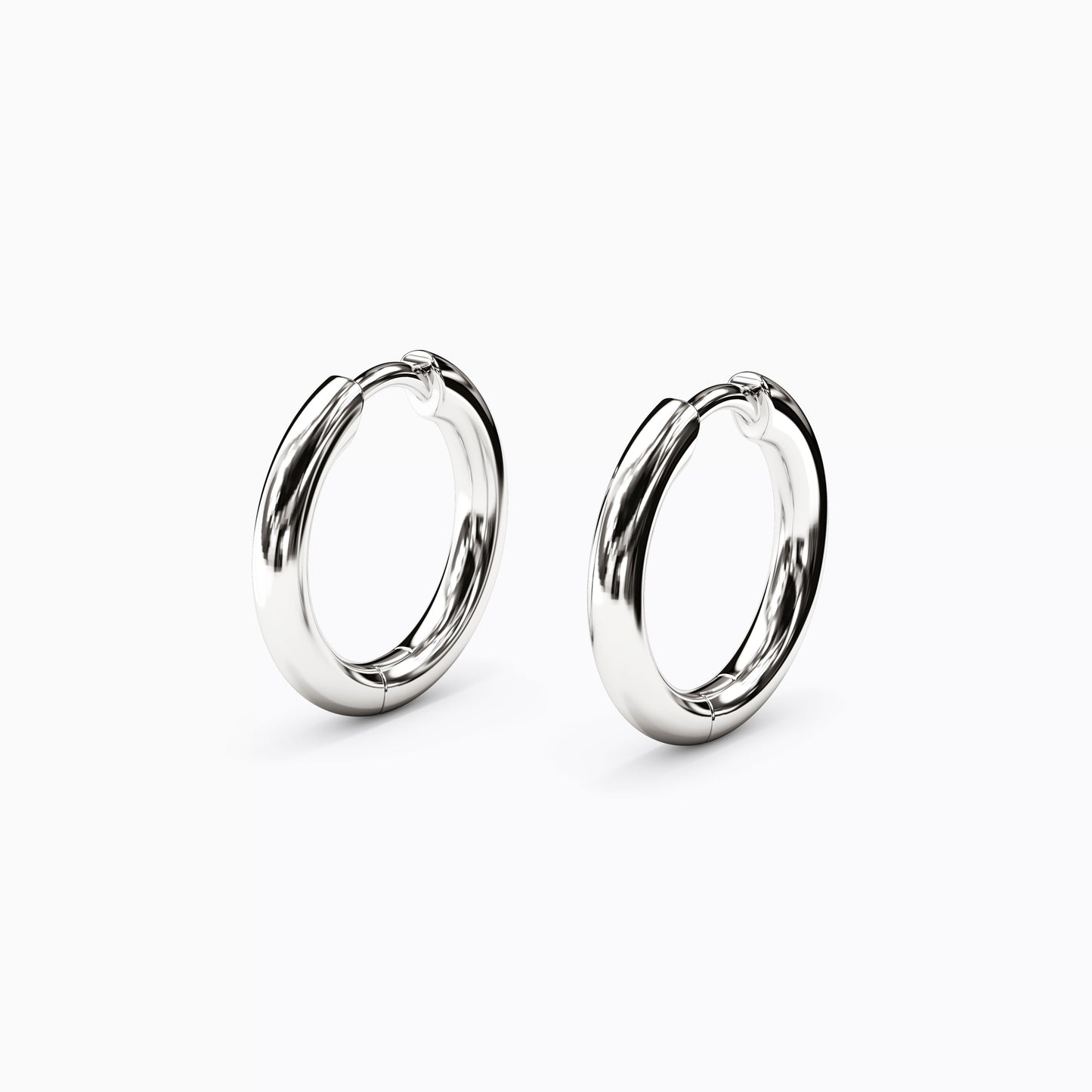 Men's Hoop Earrings in 14K Gold