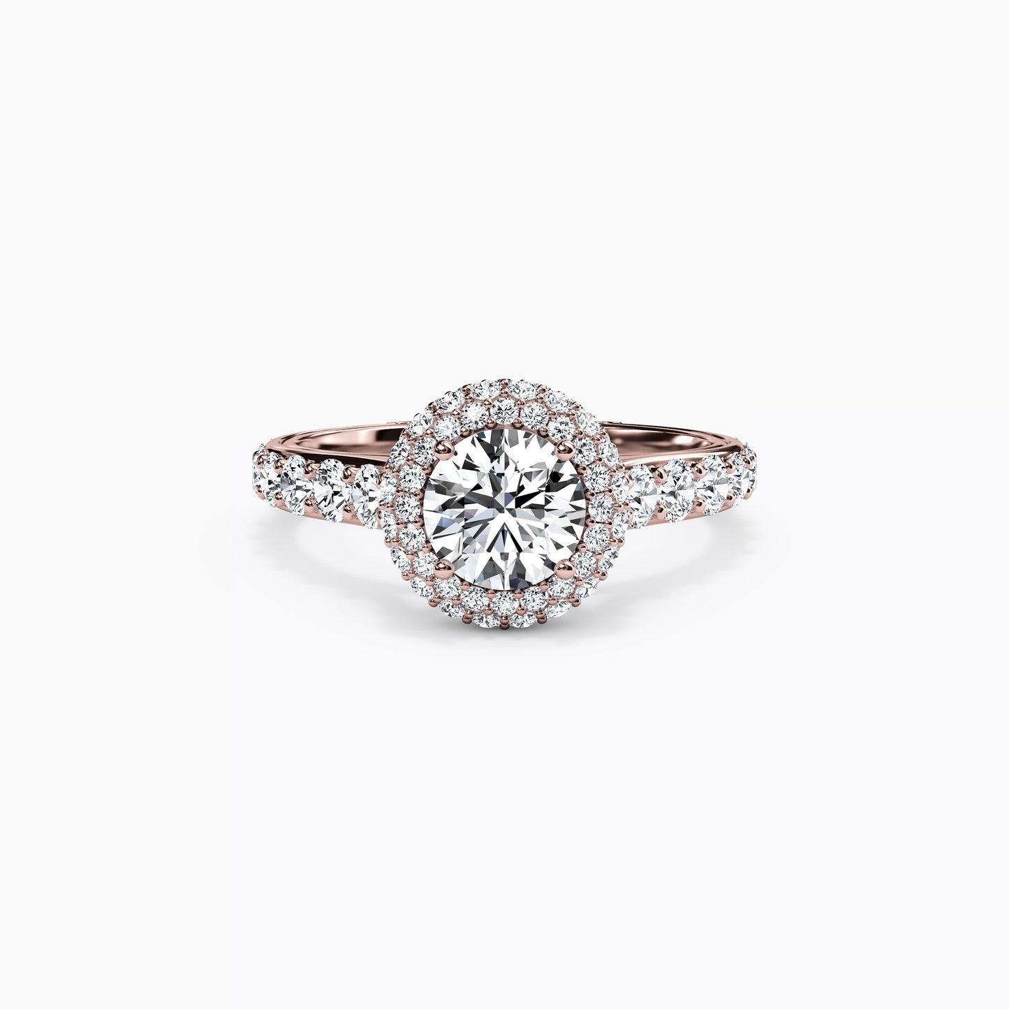 Halo Marielle Engagement Ring in 18K Gold