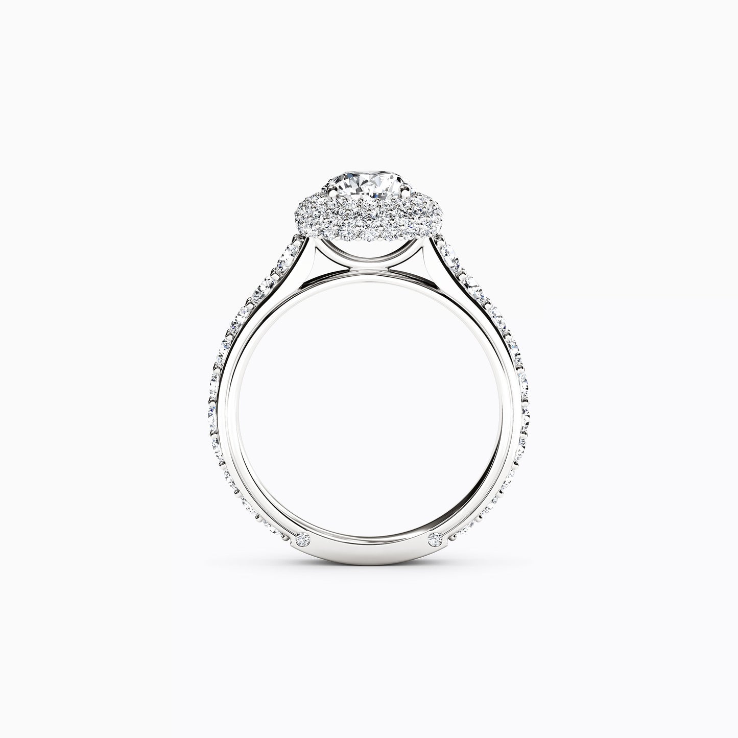 Halo Marielle Engagement Ring in 18K Gold
