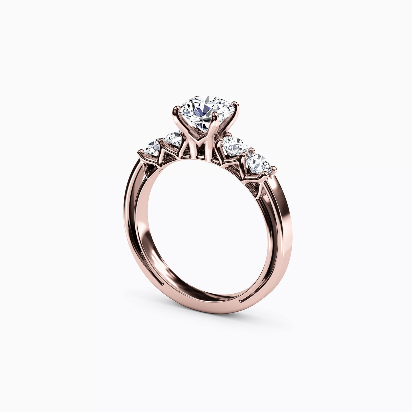 Jubilee 5-Stones Engagement Ring in 18K Gold