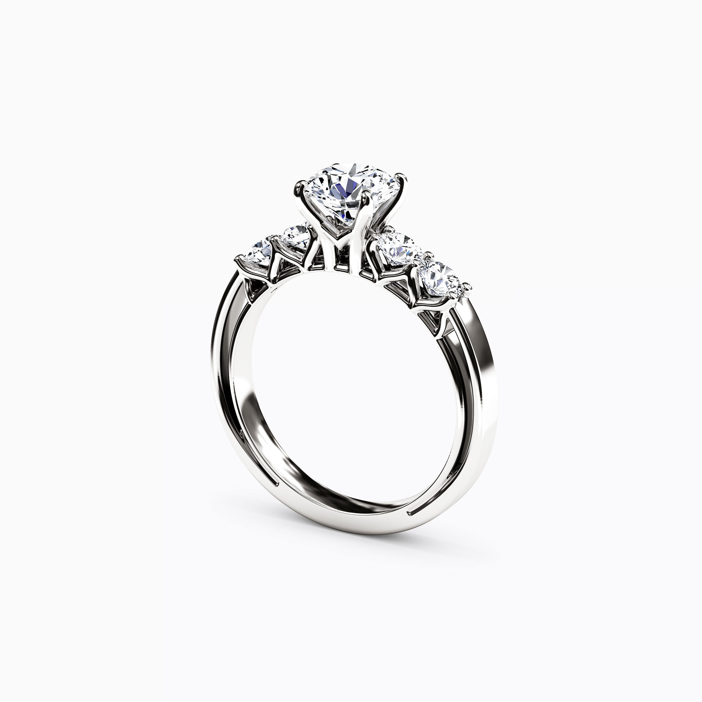 Jubilee 5-Stones Engagement Ring in 18K Gold